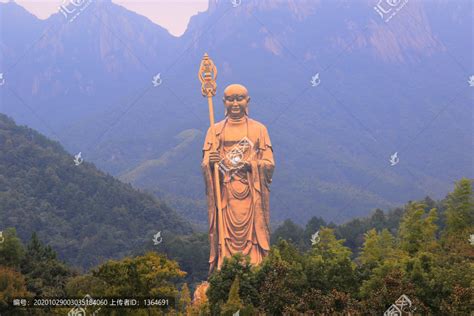 九華山地藏王菩薩像|【中國名山】安徽青陽